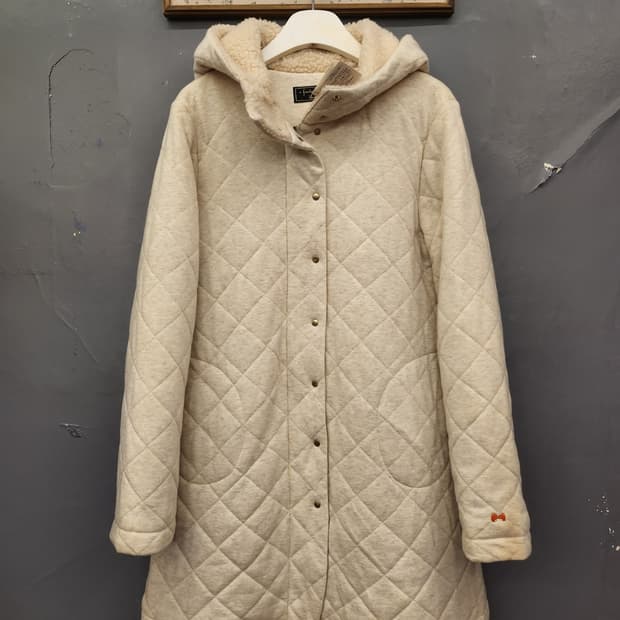 일본빈티지 퀼팅후드코트(새상품)