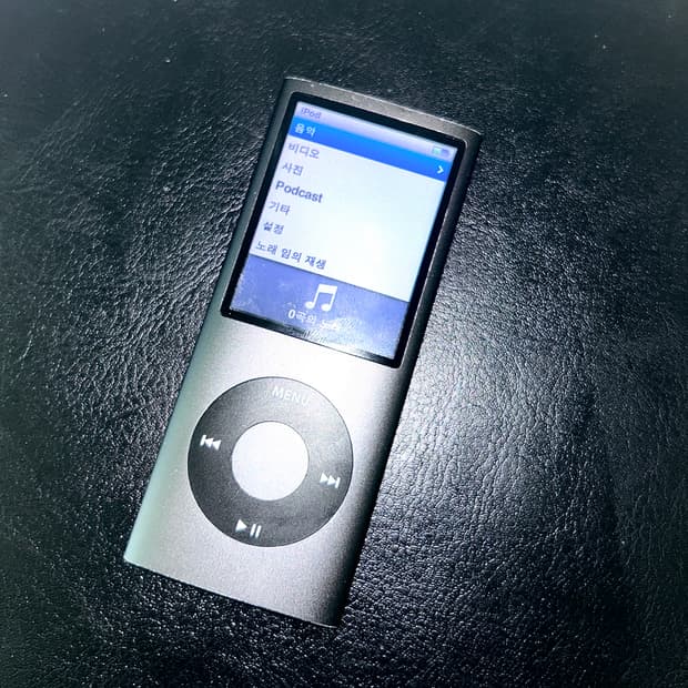 애플 아이팟 나노 4세대 스페이스 그레이 