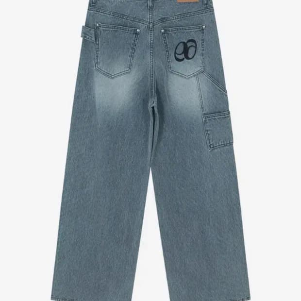 애즈온 카펜더 데님 팬츠 블루