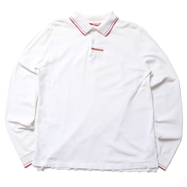 프라다 Prada Polo Long Sleeve  