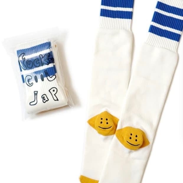 캐피탈 해피 하이니삭스 화이트블루