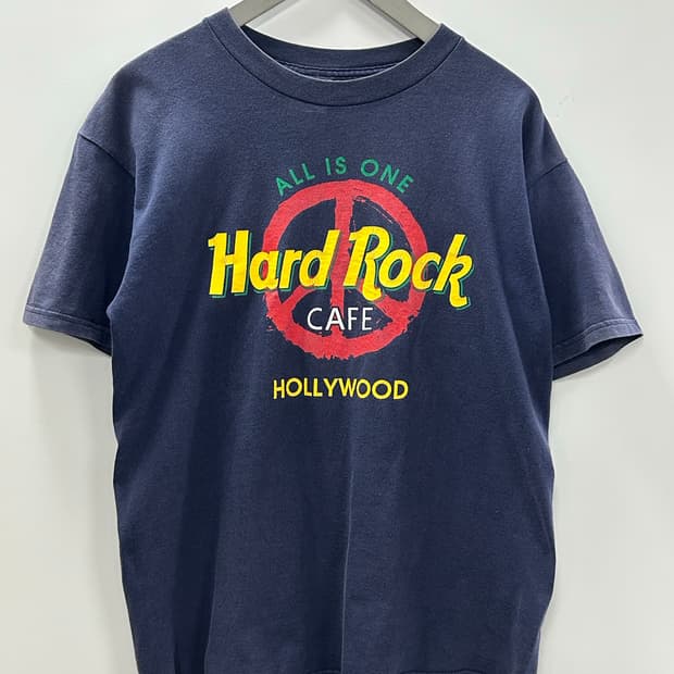 90s 하드 록 카페 할리우드 빈티지 티셔츠