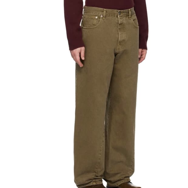 선플라워 와이드트위스트 빈티지카키 