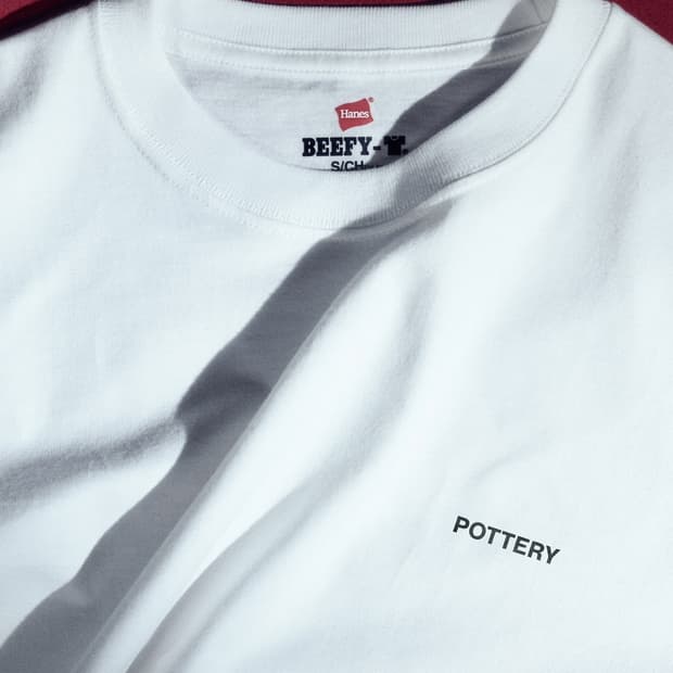 [02 (XL)] 포터리 (POTTERY) x 헤인즈 비피 티셔츠