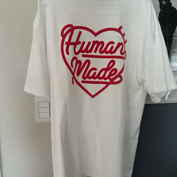 휴먼메이드 하트 뱃지 티셔츠 2xl xxl