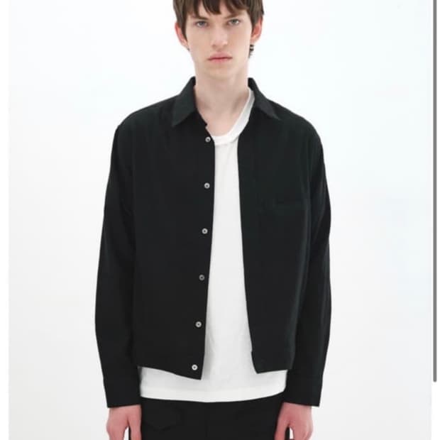 아이엘 콥셔츠 블랙 50사이즈