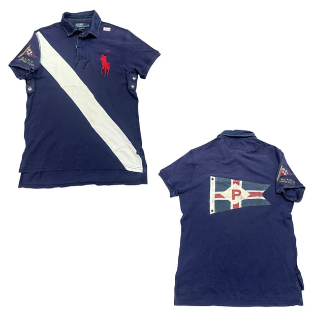 ✨ (바배) 폴로 랄프로렌 빅포니 영국 빅로고 럭비 카라 반팔티
