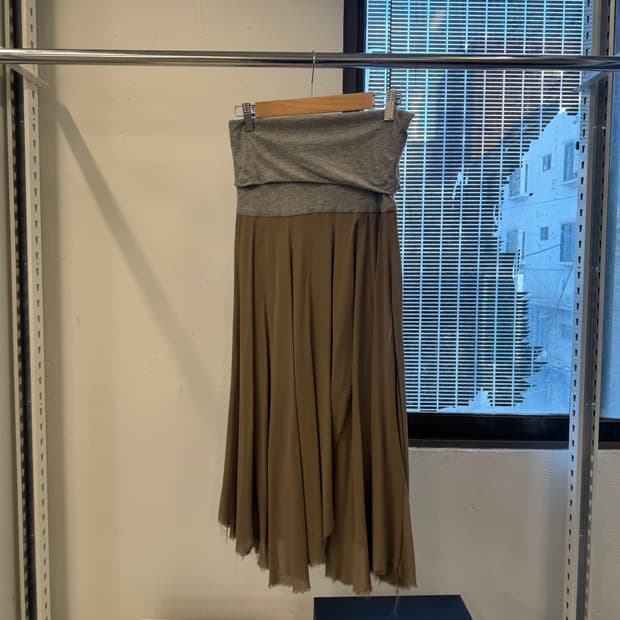 이자벨마랑 드레이프 플리츠 스커트