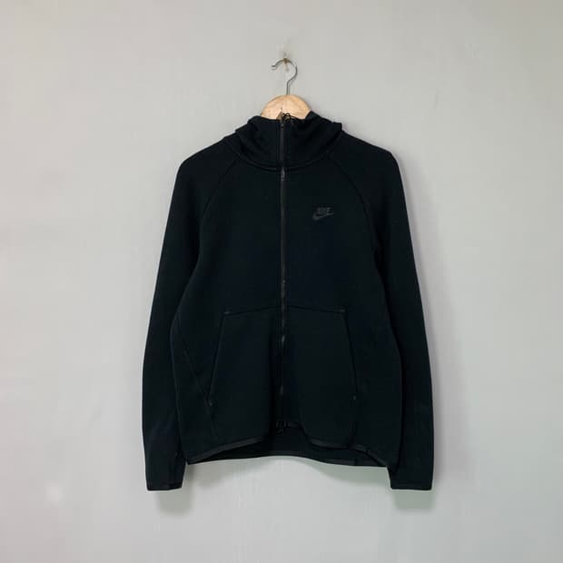 나이키 테크 플리스 후드 집업 블랙 빈티지 남성 M 남녀공용