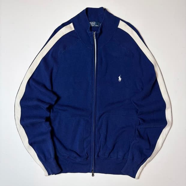 폴로 랄프로렌 90's 사이드라인 니트 투웨이 자켓 PN9226
