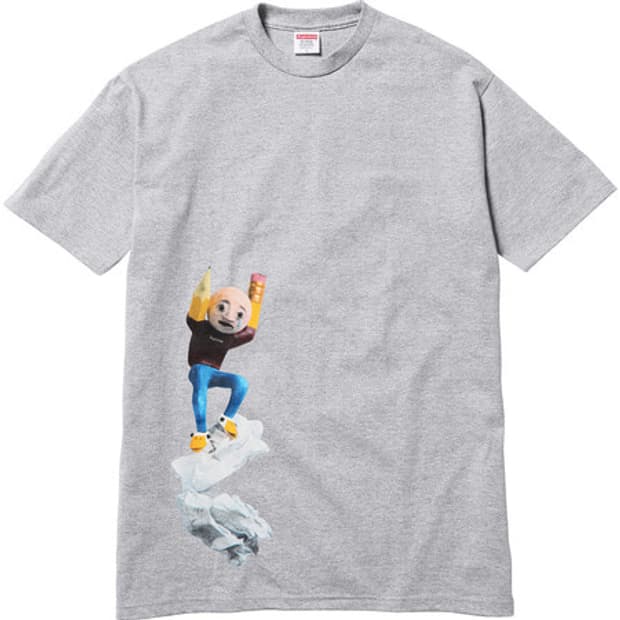 [L]슈프림 마이크 힐 리글레터 티 