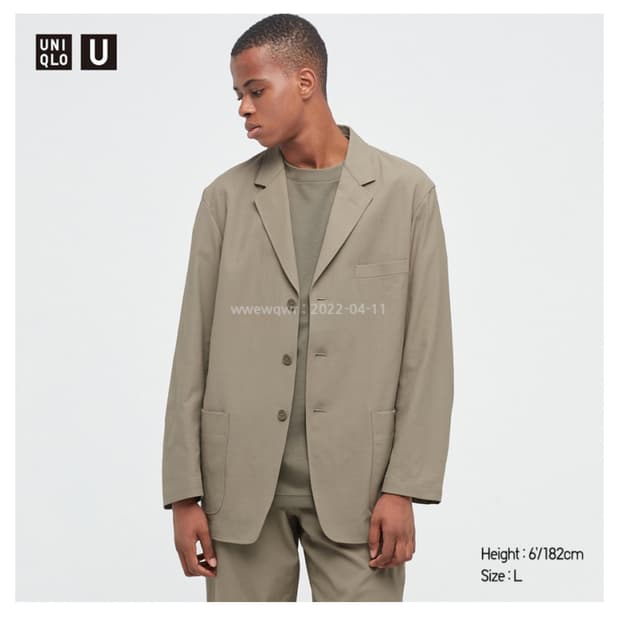 (미착용) 유니클로 U라인 자켓 