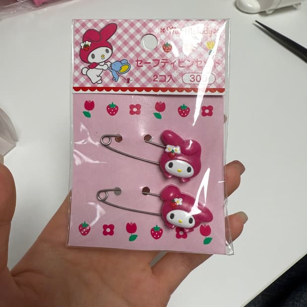 고전 마이멜로디 옷핀 클립