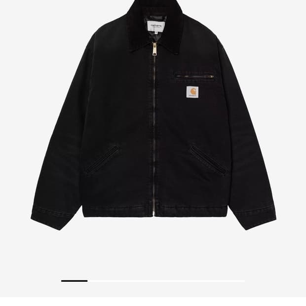 칼하트 wip og 디트로이트 자켓 블랙 m사이즈