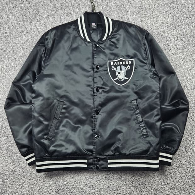 NFL 레이더스 새틴 바시티 자켓 ( 2XL ) / 9931