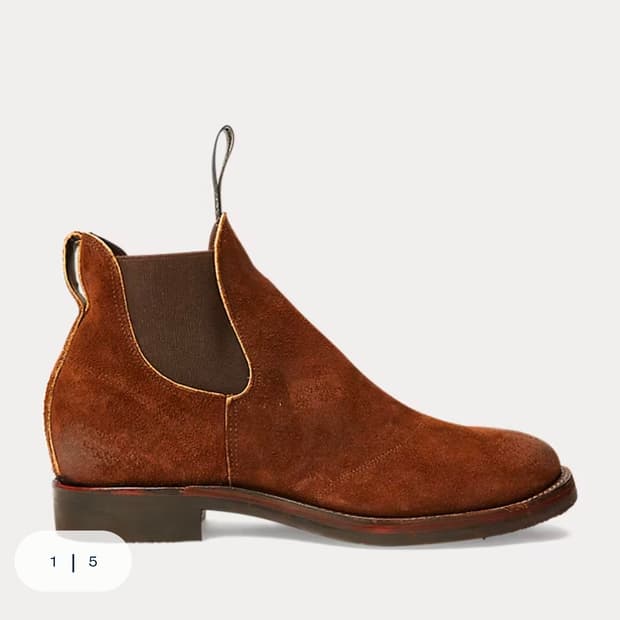 RRL 콩그레스 스웨이드 9D