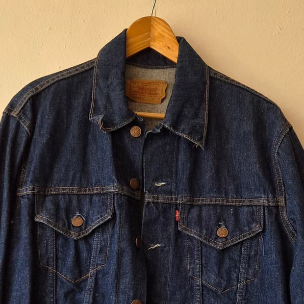 리바이스 USA 여성 진청데님자켓 40사이즈