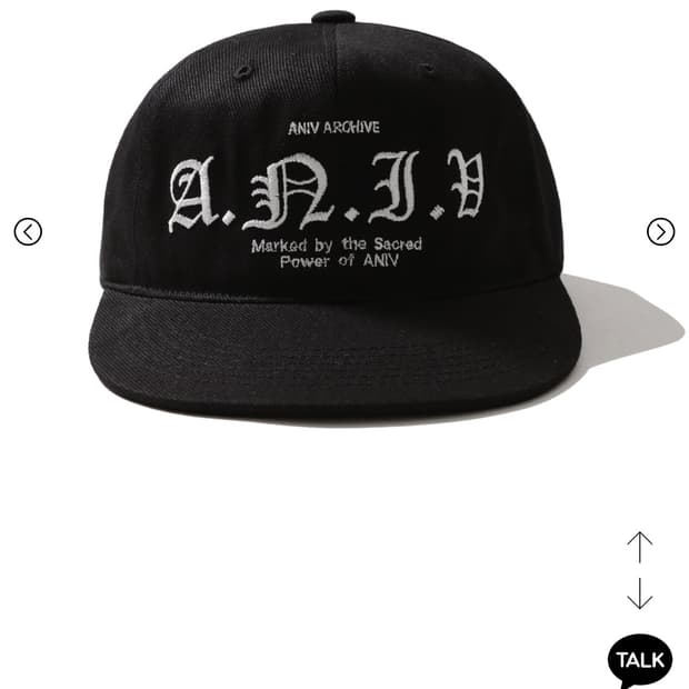 어니브 아카이브 캡 블랙