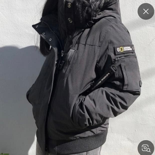 내셔널 타루가 숏패딩 여성 xs