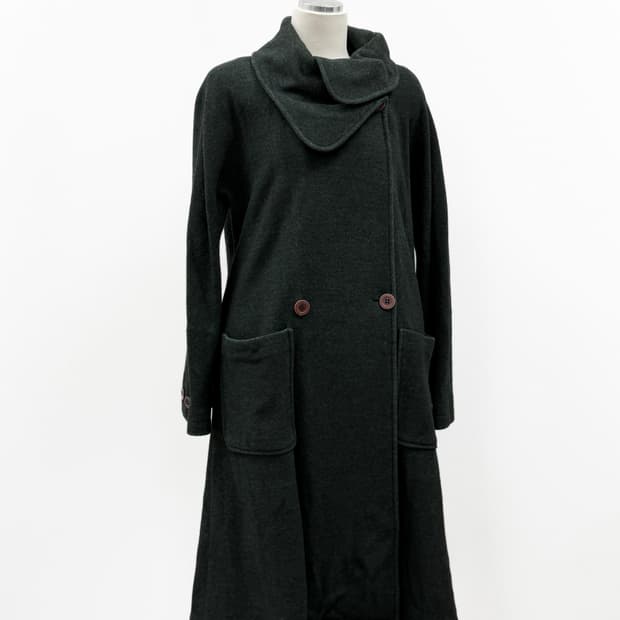 조르지오 아르마니 보르고누오보 21 드레이프 더블 코트