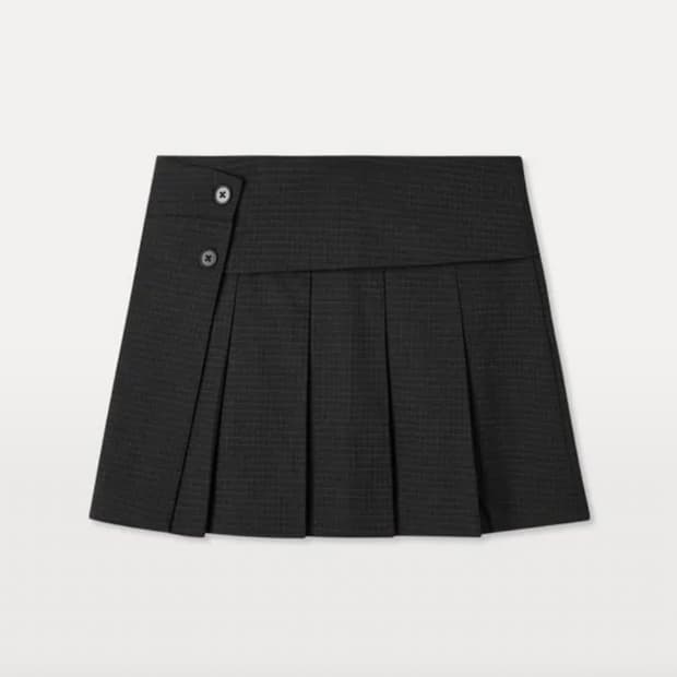 미쏘 플리츠 미니 스커트