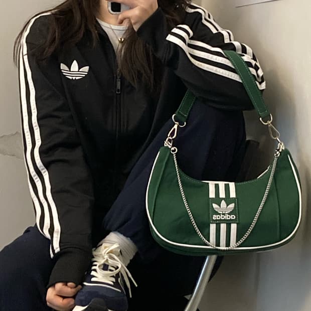 업사이클링 아디다스 호보백