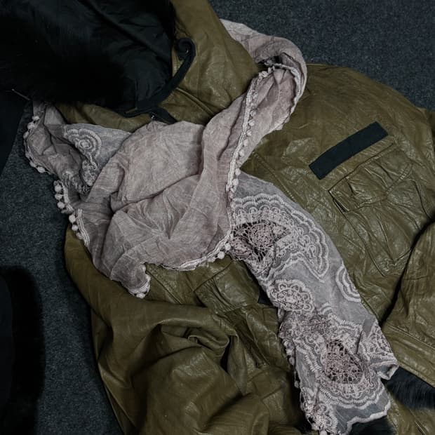 vintage Enthic fairy grunge scarf