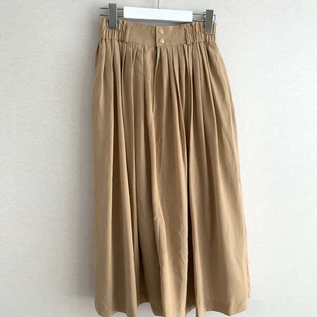 모리걸 아메카지 핀턱 롱스커트