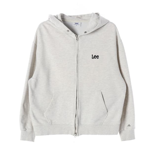 Lee 스몰 트위치 로고 투웨이 후드 집업 M