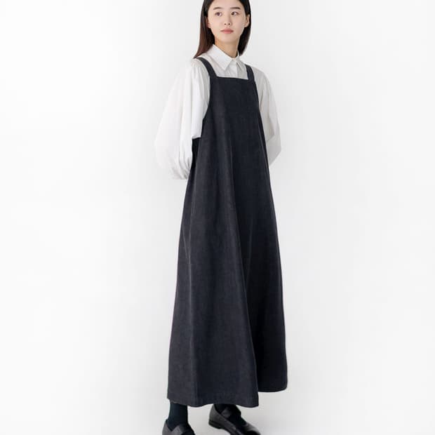 유노이아 데님 드레스