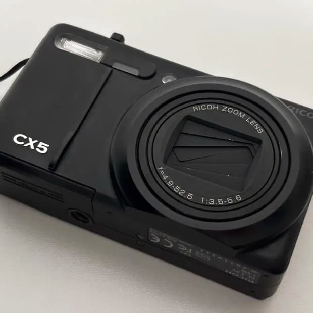 리코 CX5 디지털 카메라 블랙