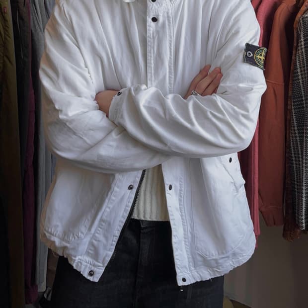 [L]99AW 스톤아일랜드 그린 엣지 배지 후디 자켓 아카이브