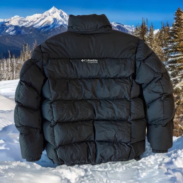 컬럼비아 티타늄 센터로고 옴니히트 (L) 고프코어