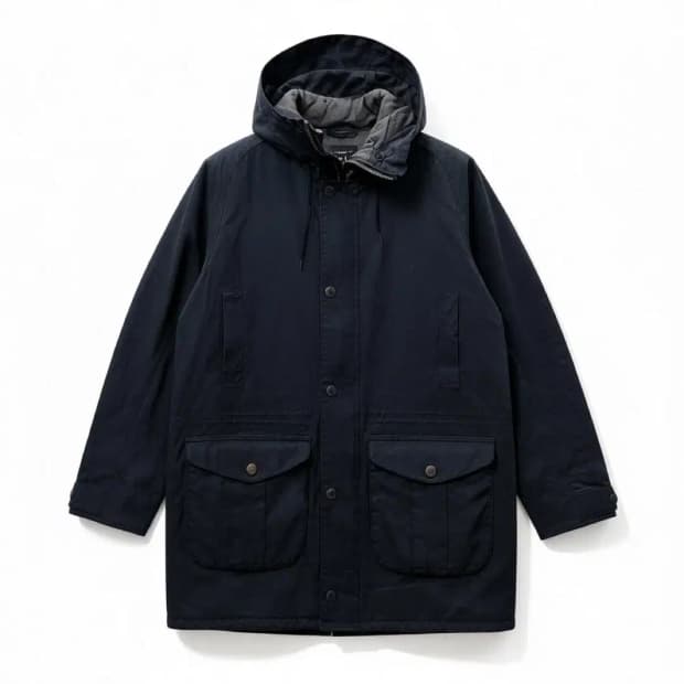 Barbour 바버 야상 왁스 패딩 자켓 M