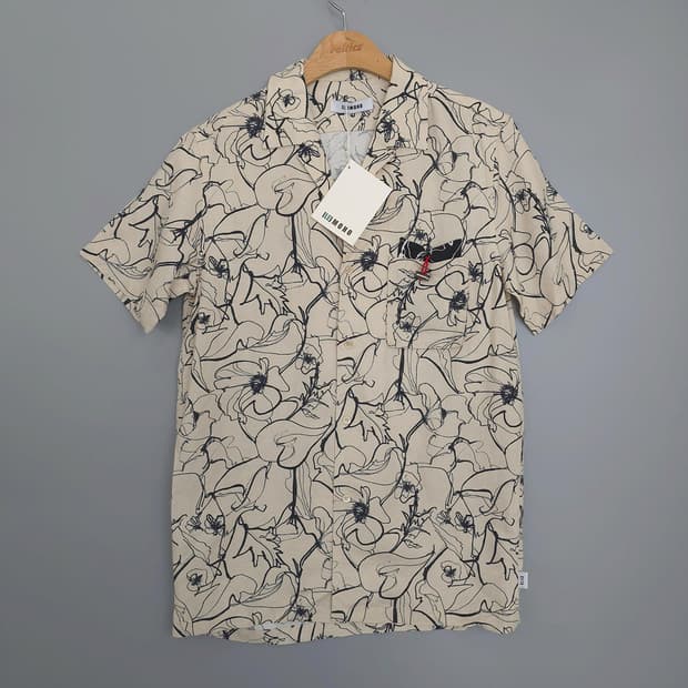 새제품)르모호 LEMOHO 플레르 오픈칼라 셔츠 아이보리 S