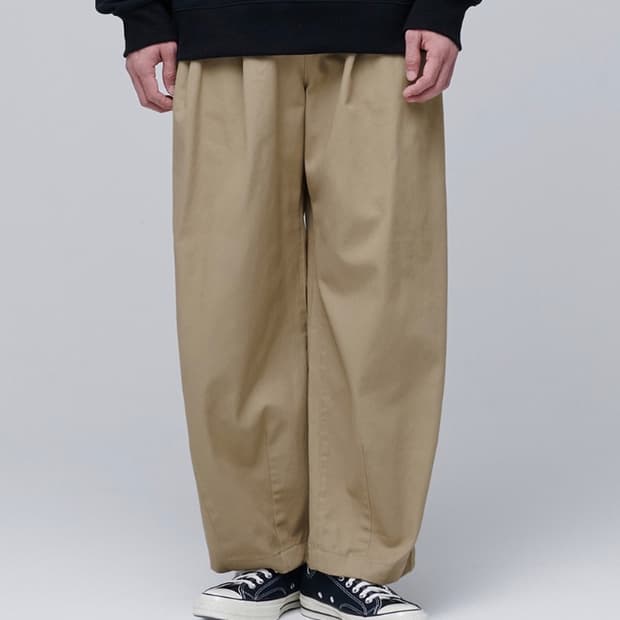 [새상품] 무신사 코튼 와이드 벌룬 팬츠