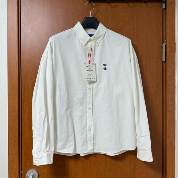 자라 X 챔피온 옥스포드 셔츠 M