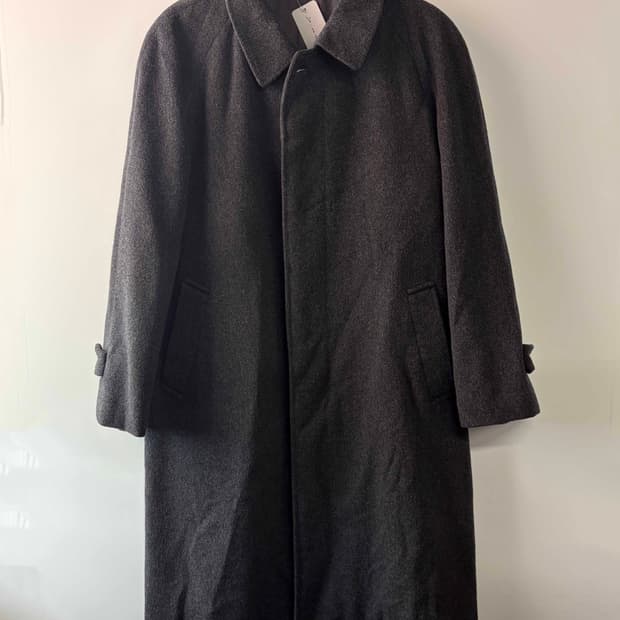 일본제 캐시미어 100 블렌드 차콜 코트