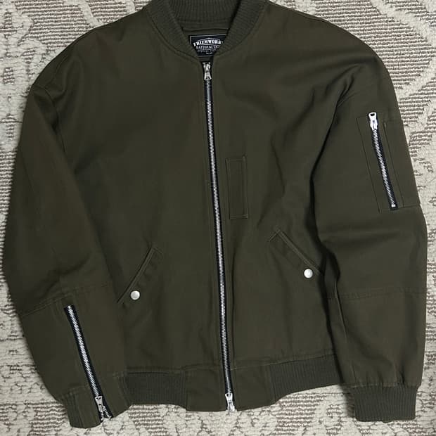 프리즘웍스 카키 헌팅 워크자켓 L