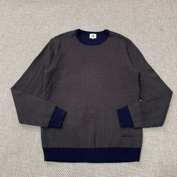 헨리코튼  라운드 니트 6434