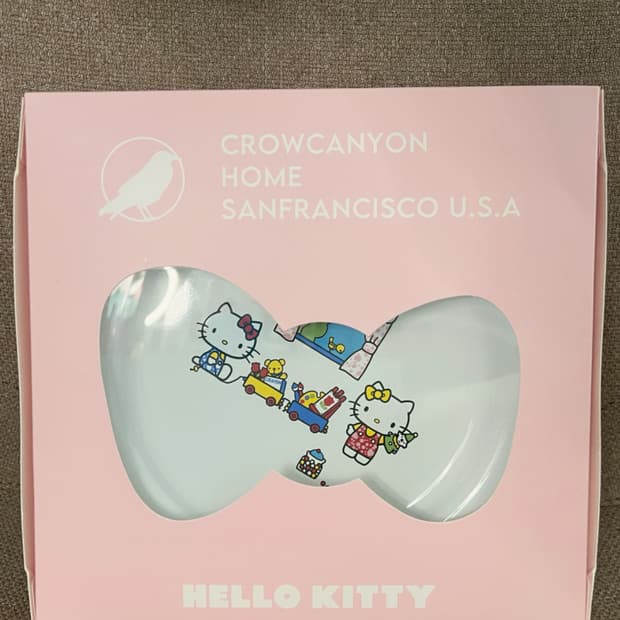 크로우캐년 헬로키티 핑크 플레이트