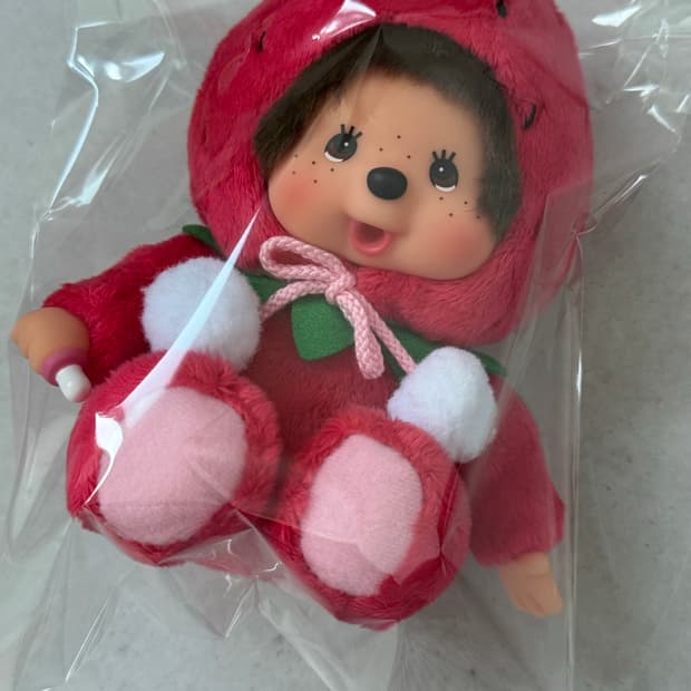 새상품 몬치치 지역한정 딸기몬치치