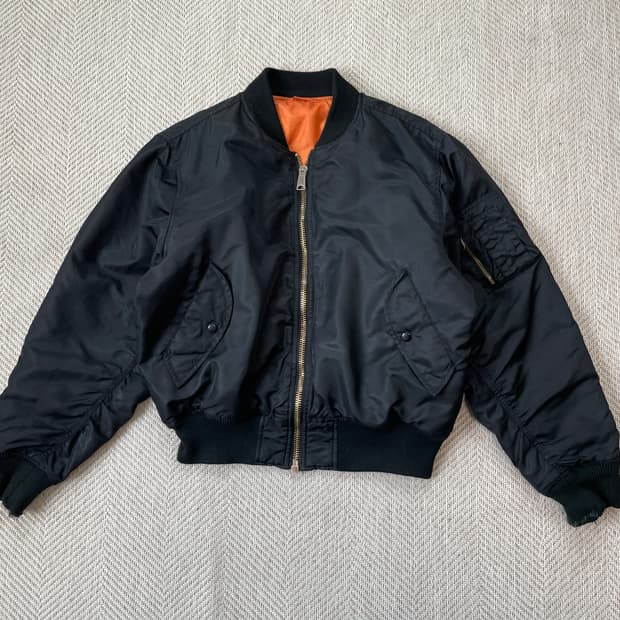빈티지 ma-1 플라이트 자켓 