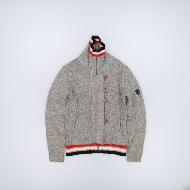 90 엘르골프 여성 방풍니트집업 0209H1