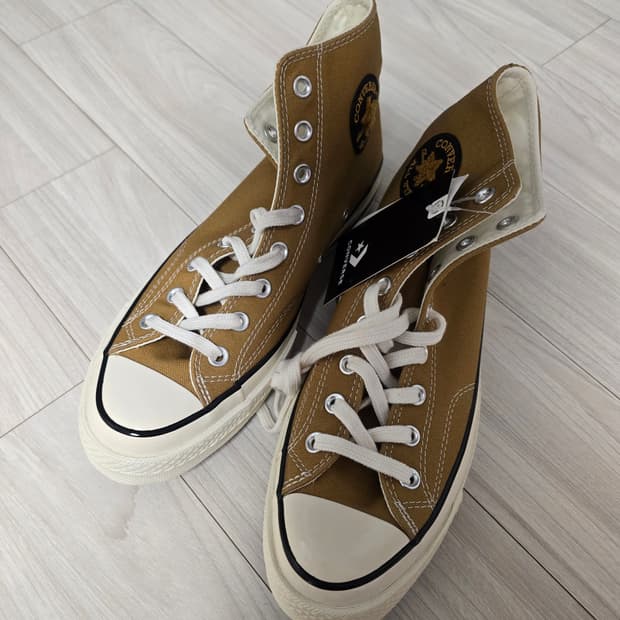 컨버스 척 70 하이 빈티지 캔버스 위트 265 새상품