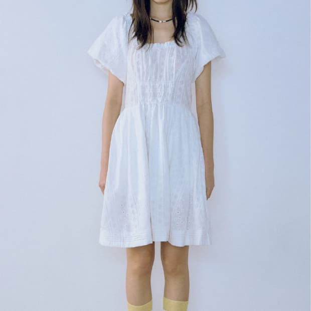 호쿠스포쿠스 Cherry Puff Dress 체리 퍼프 드레스 원피스