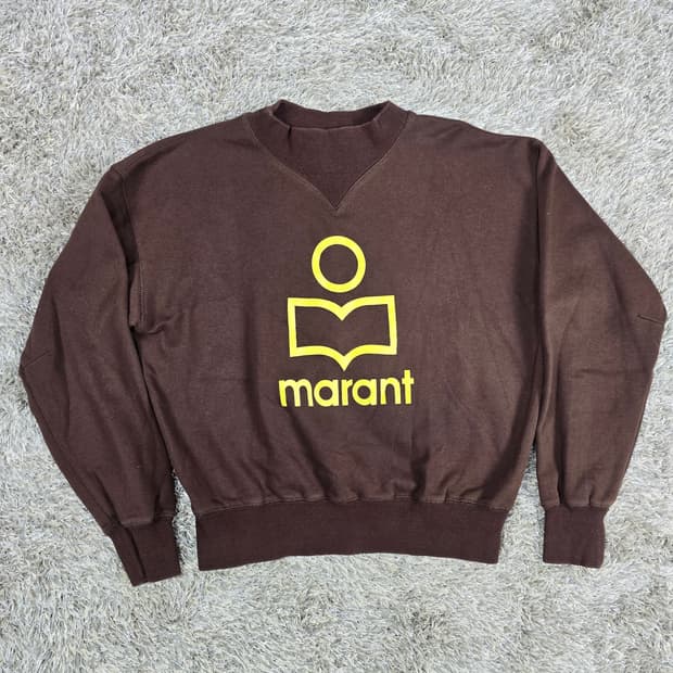 arant 브라운 맨투맨 티셔츠