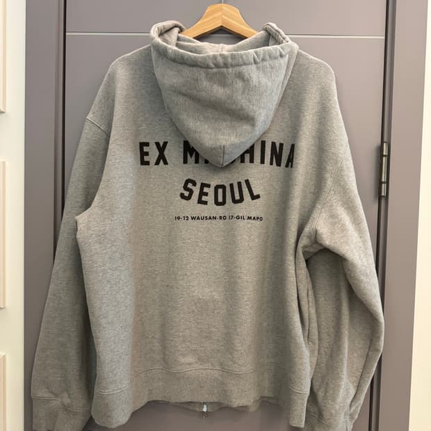 데우스 엑스 마키나 서울 후드집업 그레이