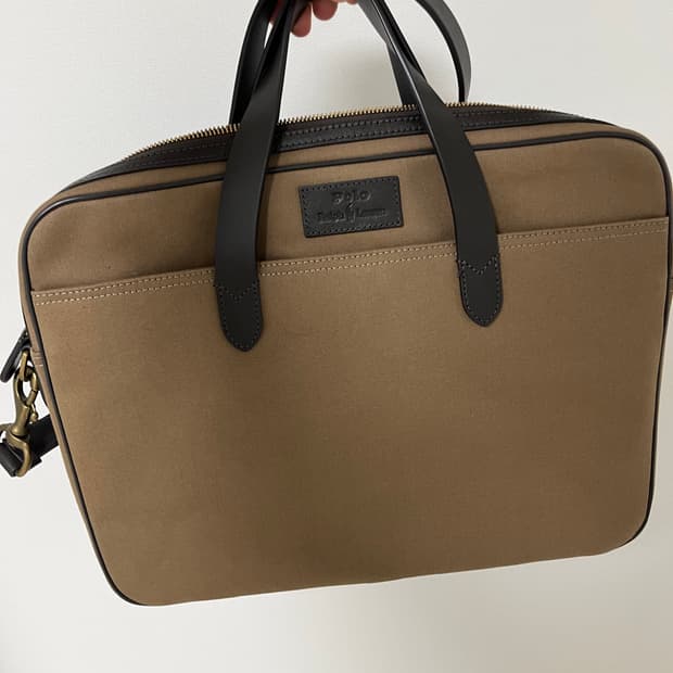 폴로 베이지 서류 가방 새상품