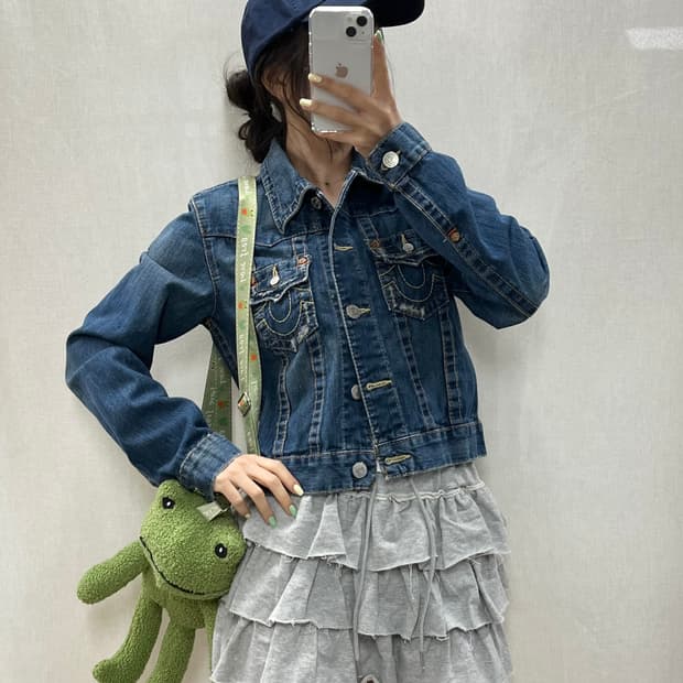 트루릴리젼 데님 트러커 자켓/#3564